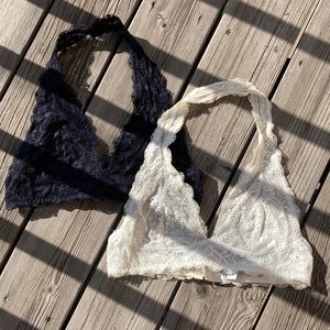 Free People lace bralettes